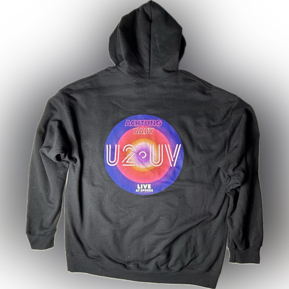 U2 UV Live At Sphere Las Vegas Official Concert Hoodie